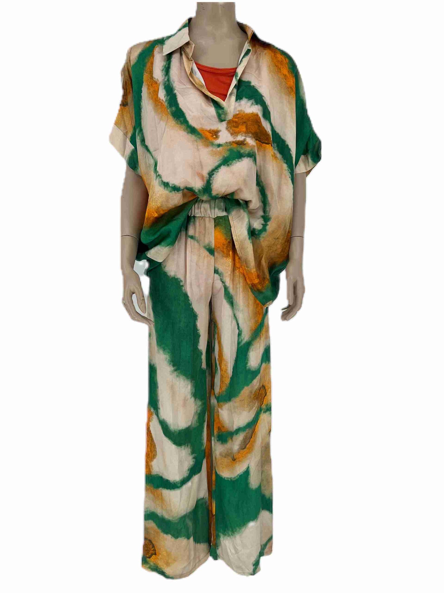 2 delige set Funx groen/oranje
