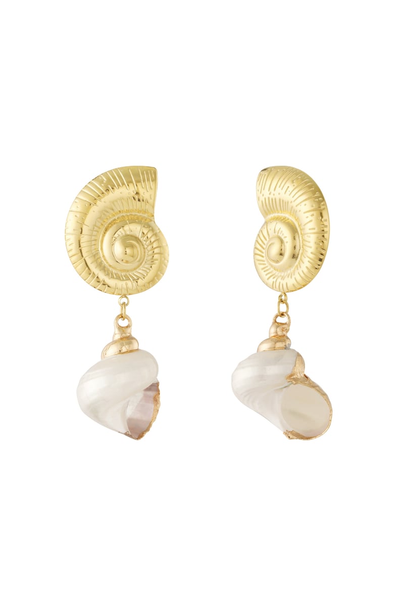 Oorbellen met druppelvorm van roestvrij staal, schildpad, casual, vakantie/strand, eenvoudige serie, damessieraden