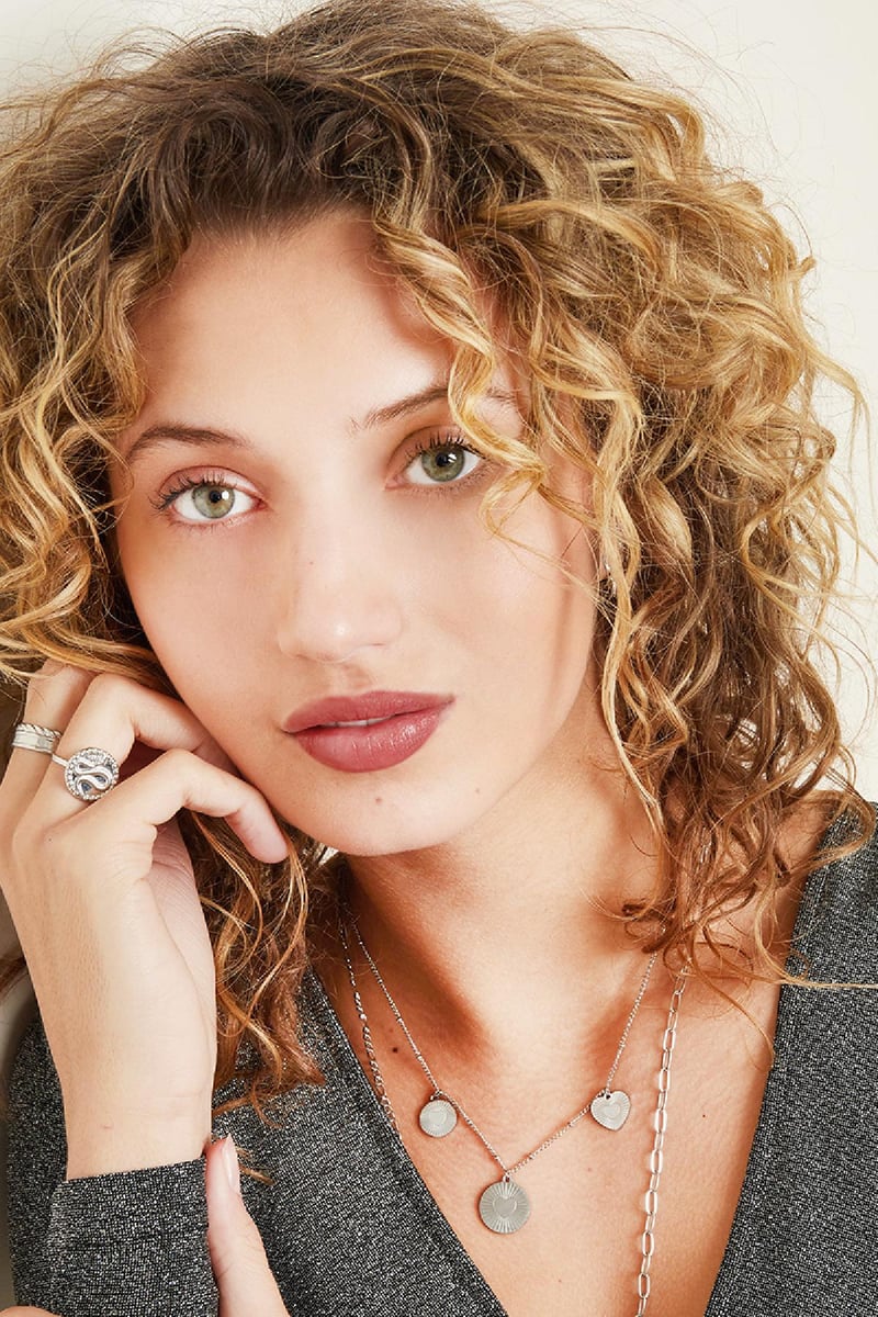 Ketting Locked in Love Goud kleur Stainless Steel