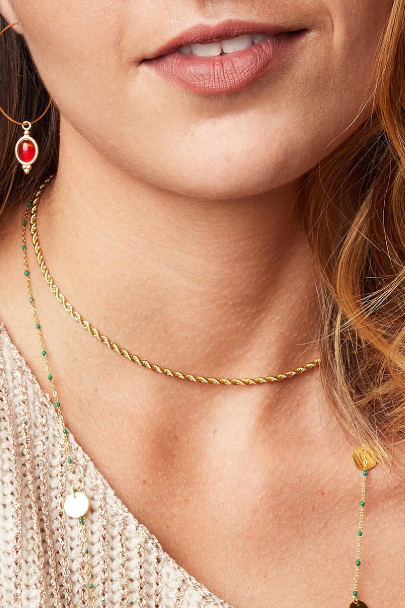 Ketting Like a Boss Goud kleur Stainless Steel