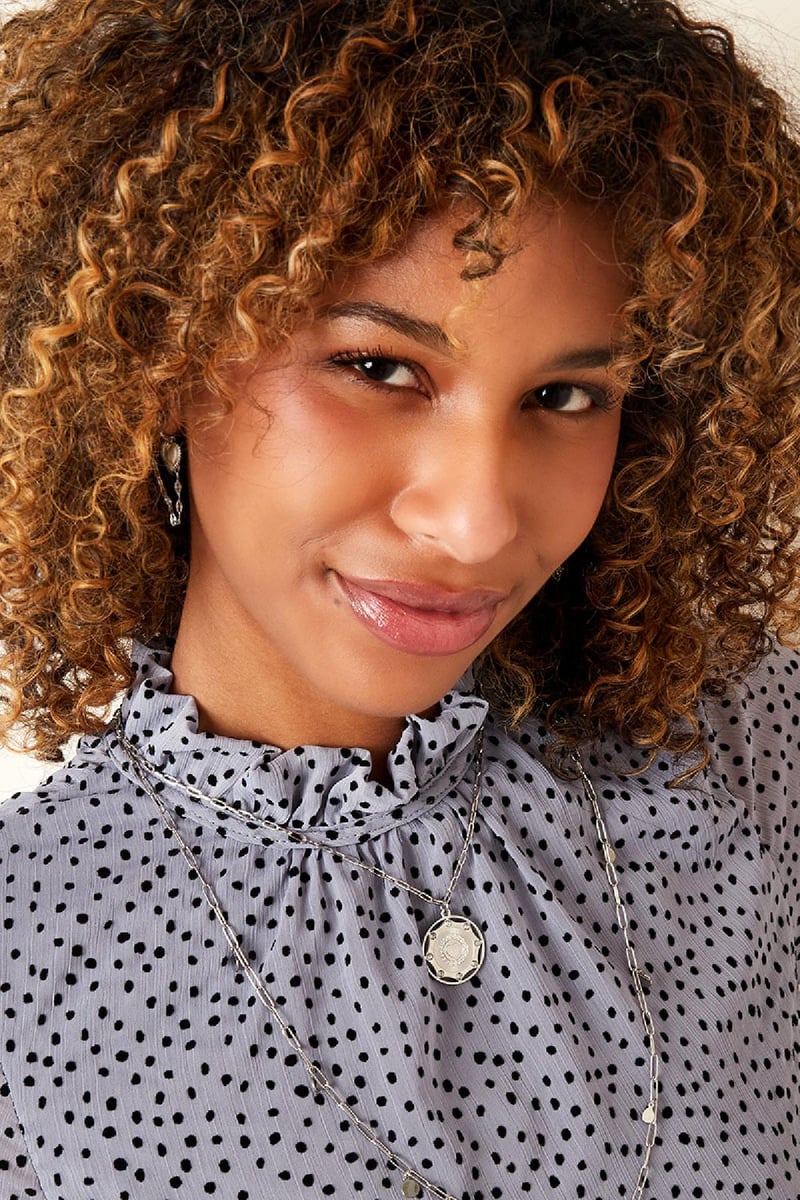 Roestvrijstalen ketting hart amulet Goud kleur Stainless Steel