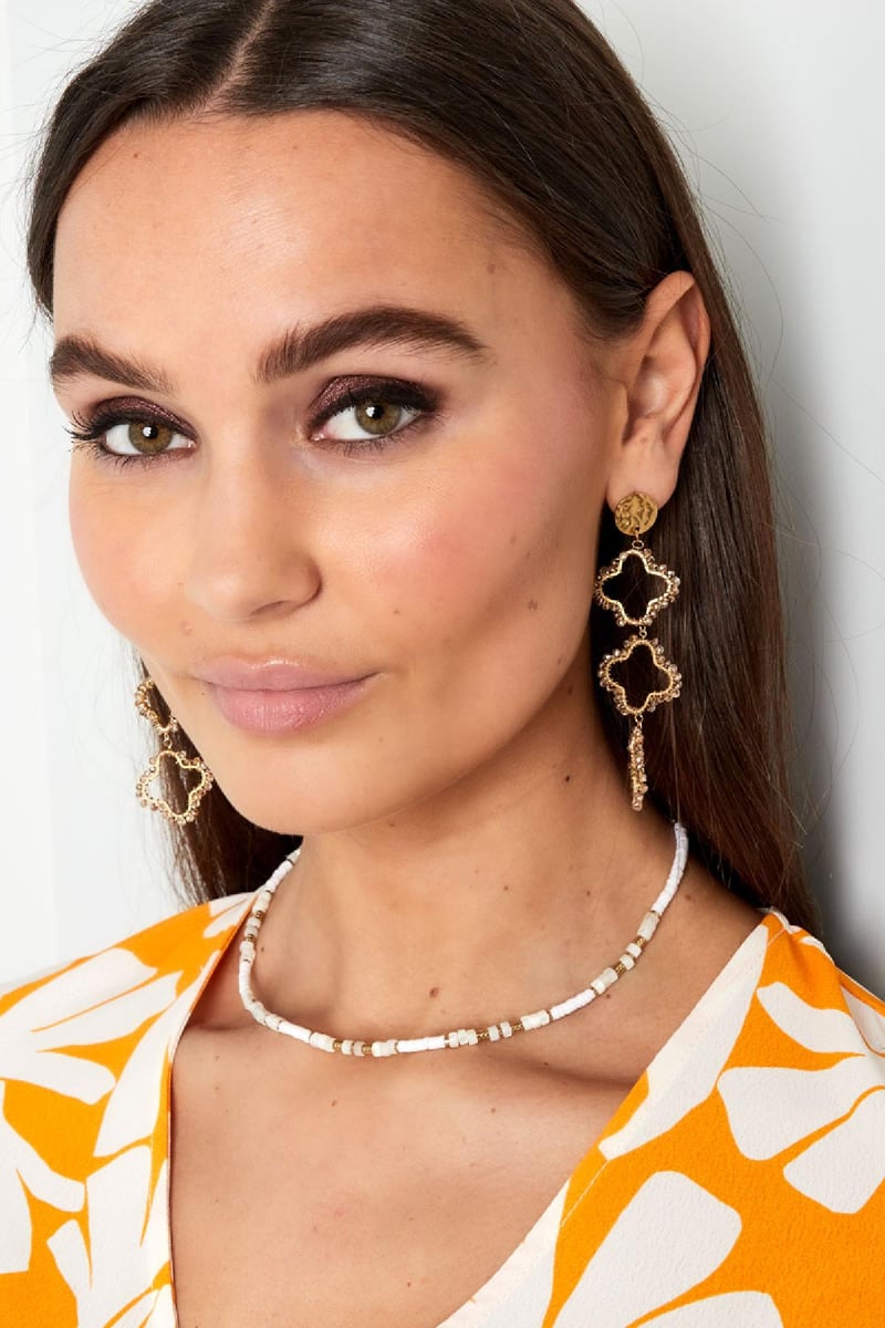 Kralenketting kleur Lichtroze Hematiet