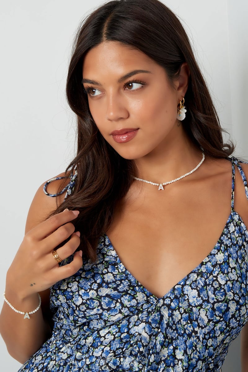 ketting letter a schelp