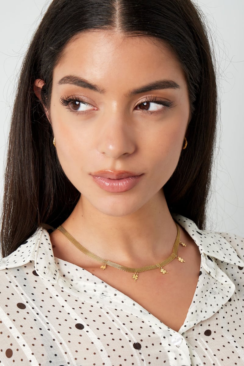 ketting robuust met klavertjes