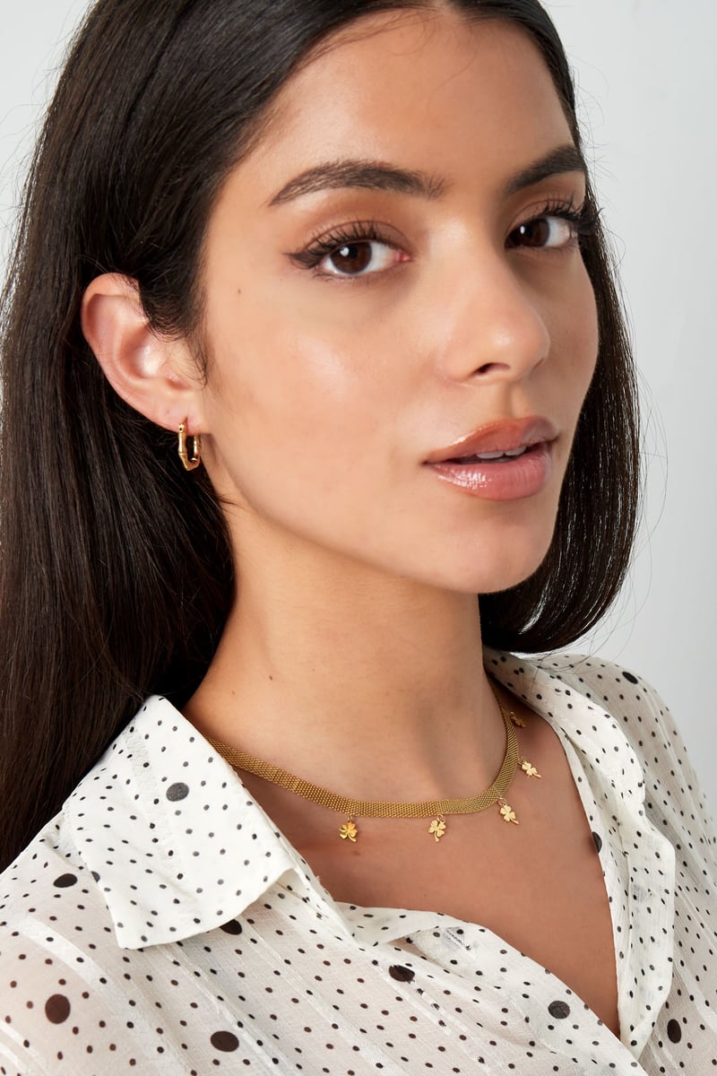 ketting robuust met klavertjes