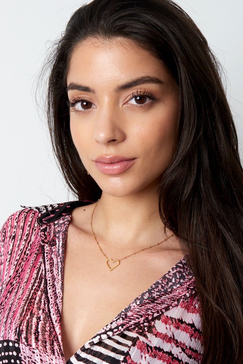 ketting hart met dots