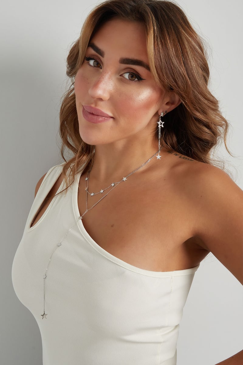 ketting middenstuk sterretjes