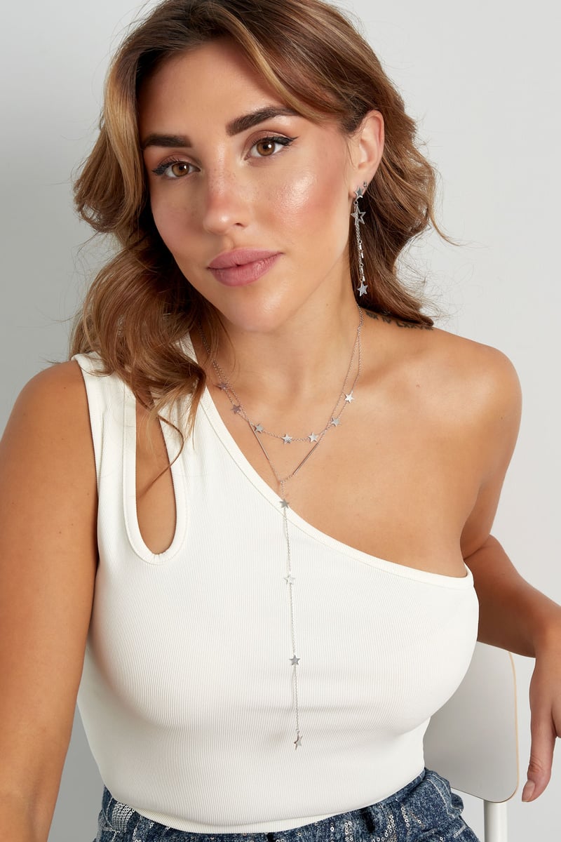 ketting middenstuk sterretjes