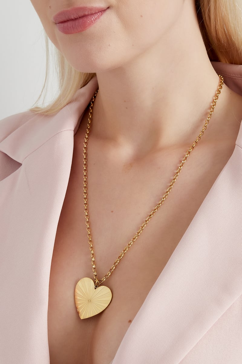 lange ketting groot hart