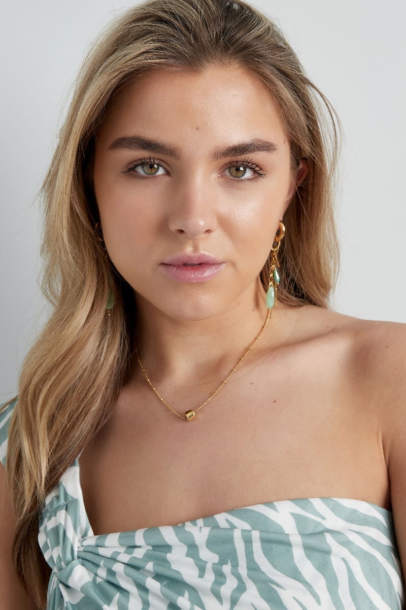 simpele ketting met bolletjes