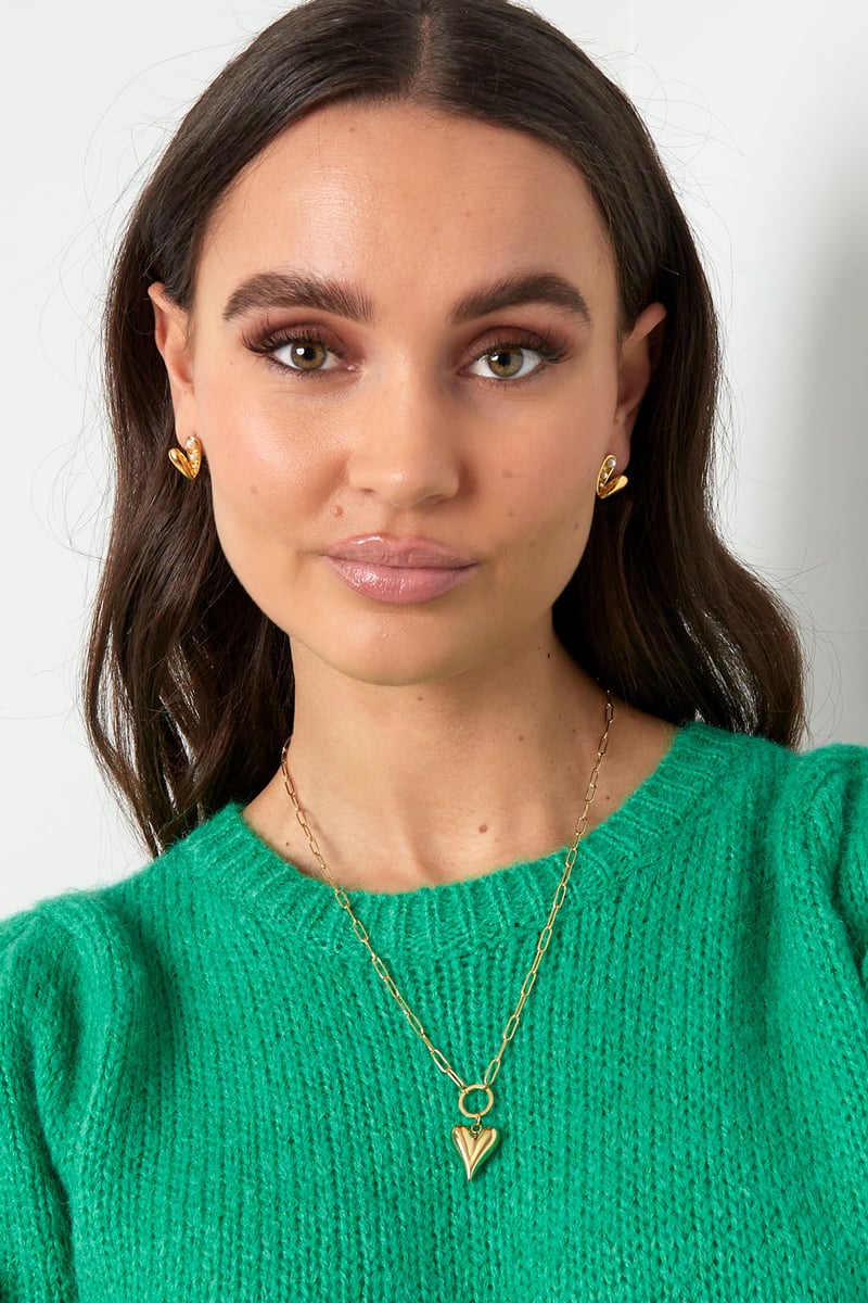 geschakelde ketting met hartje