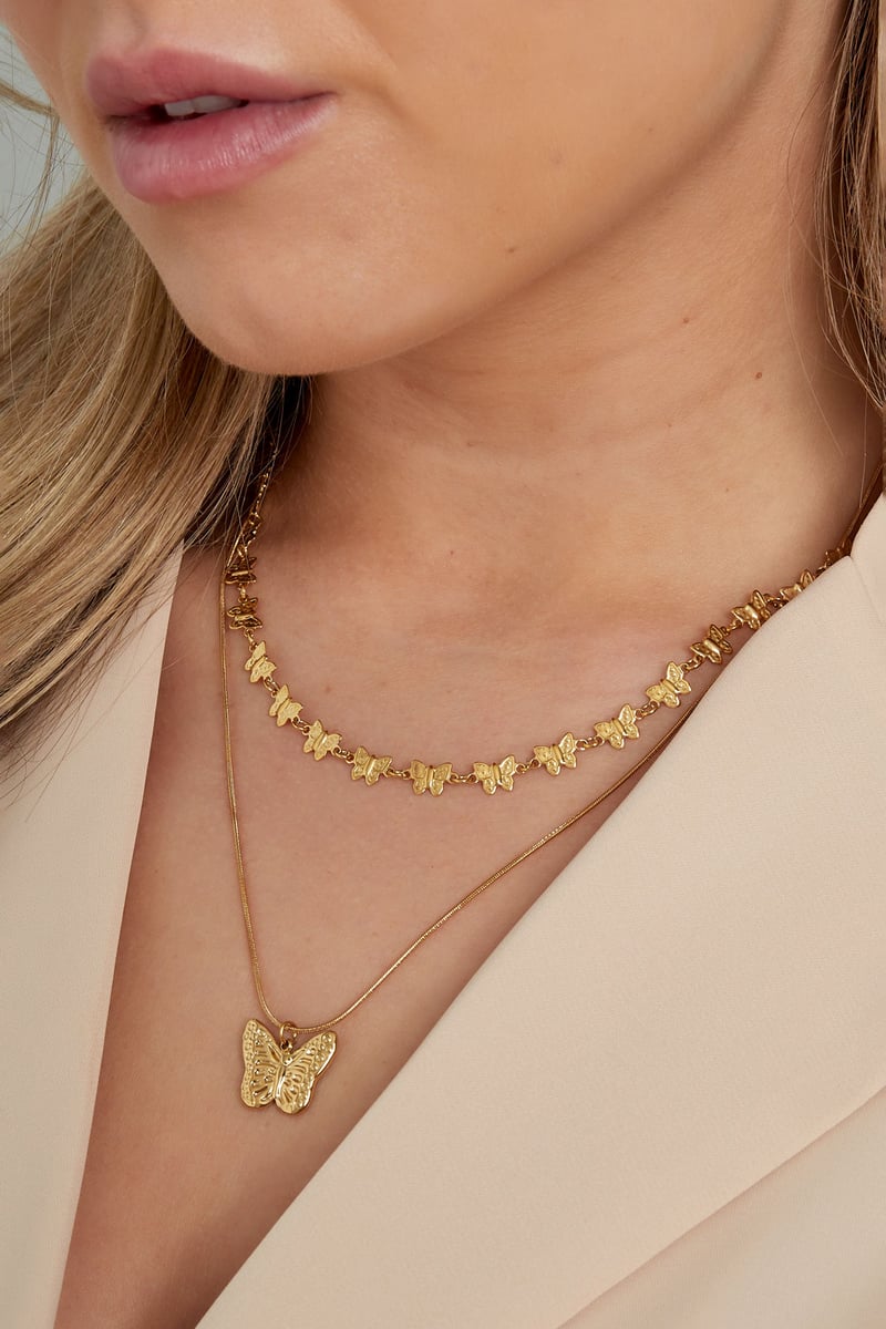 ketting met vlinders