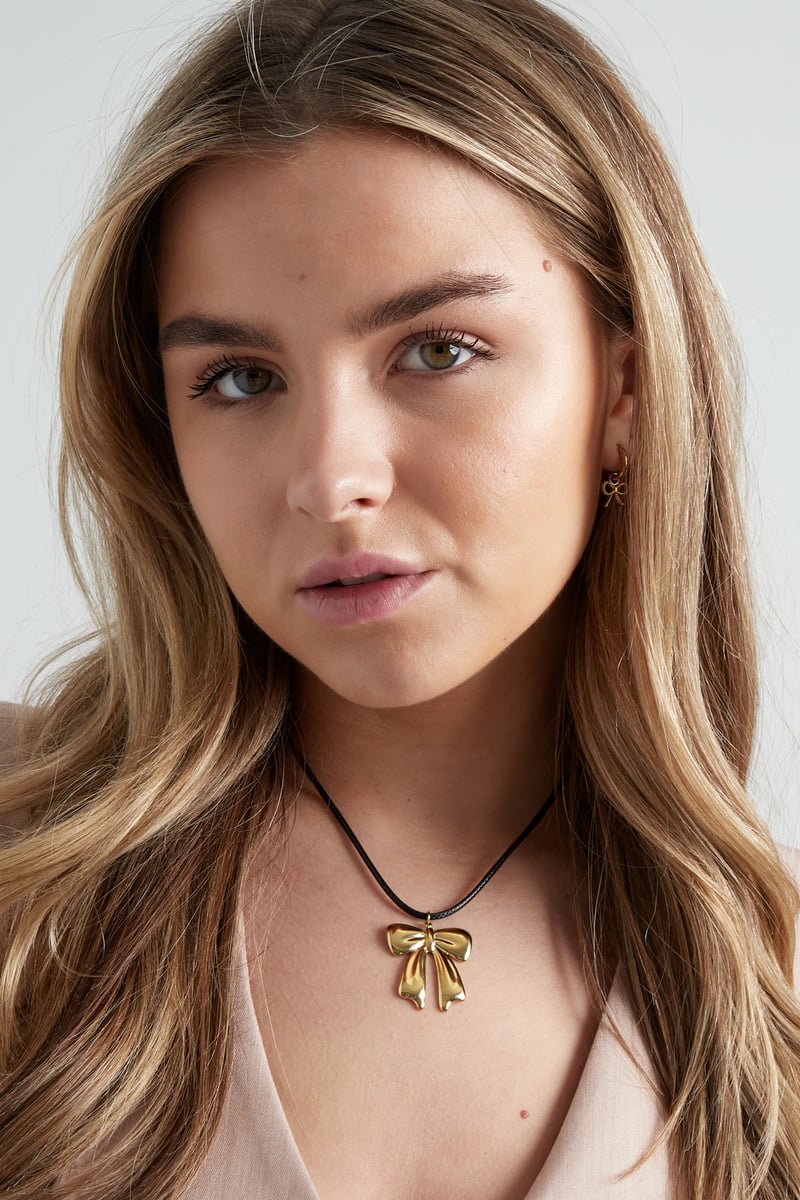 touw ketting grote strik