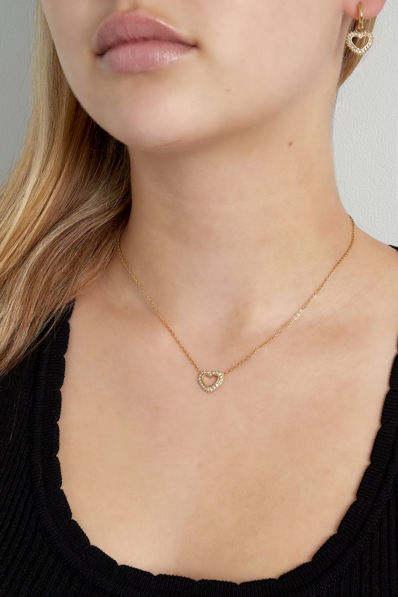 diamant hart ketting