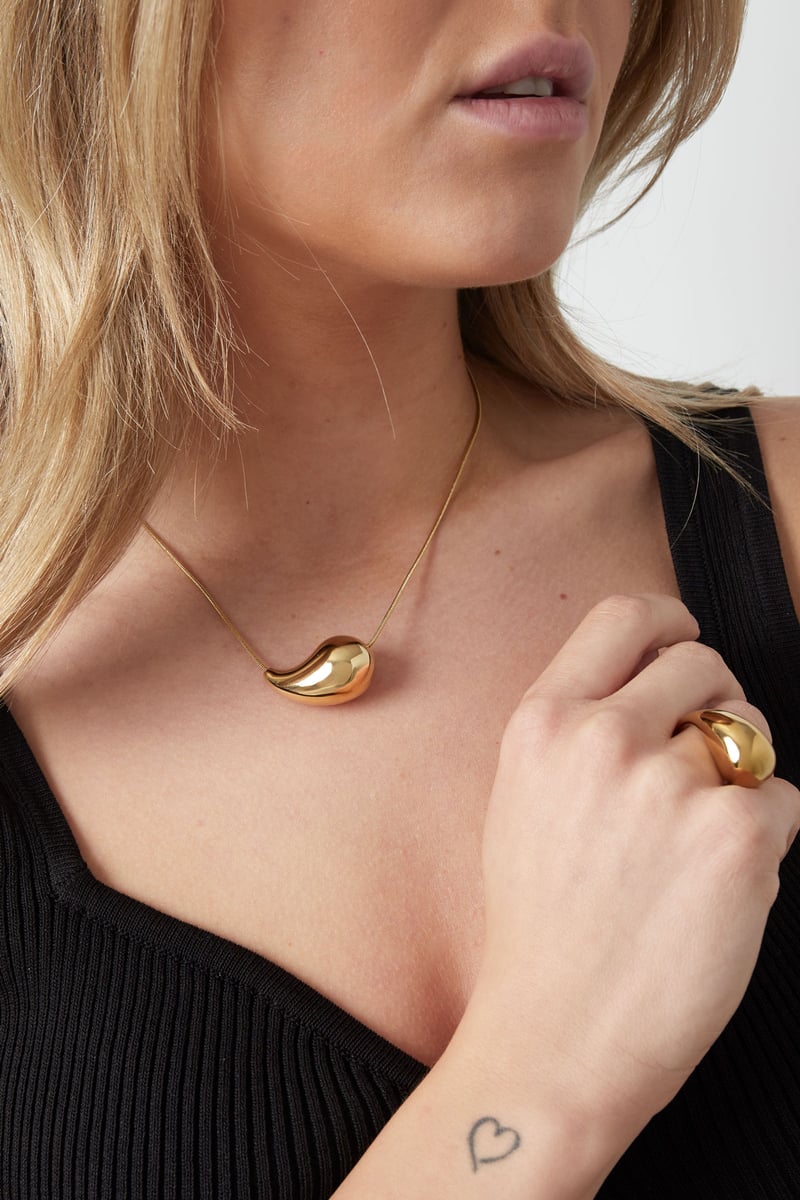 simpele ketting met druppel