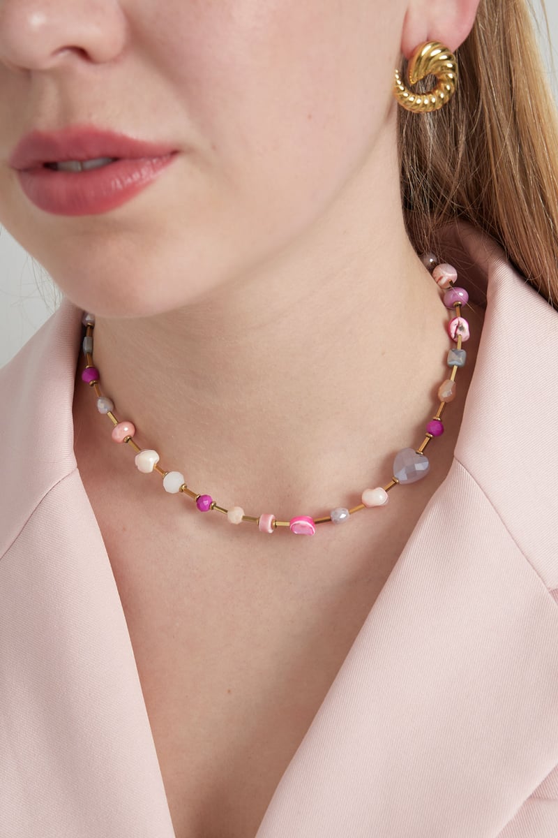 ketting pastel wonderland - roze