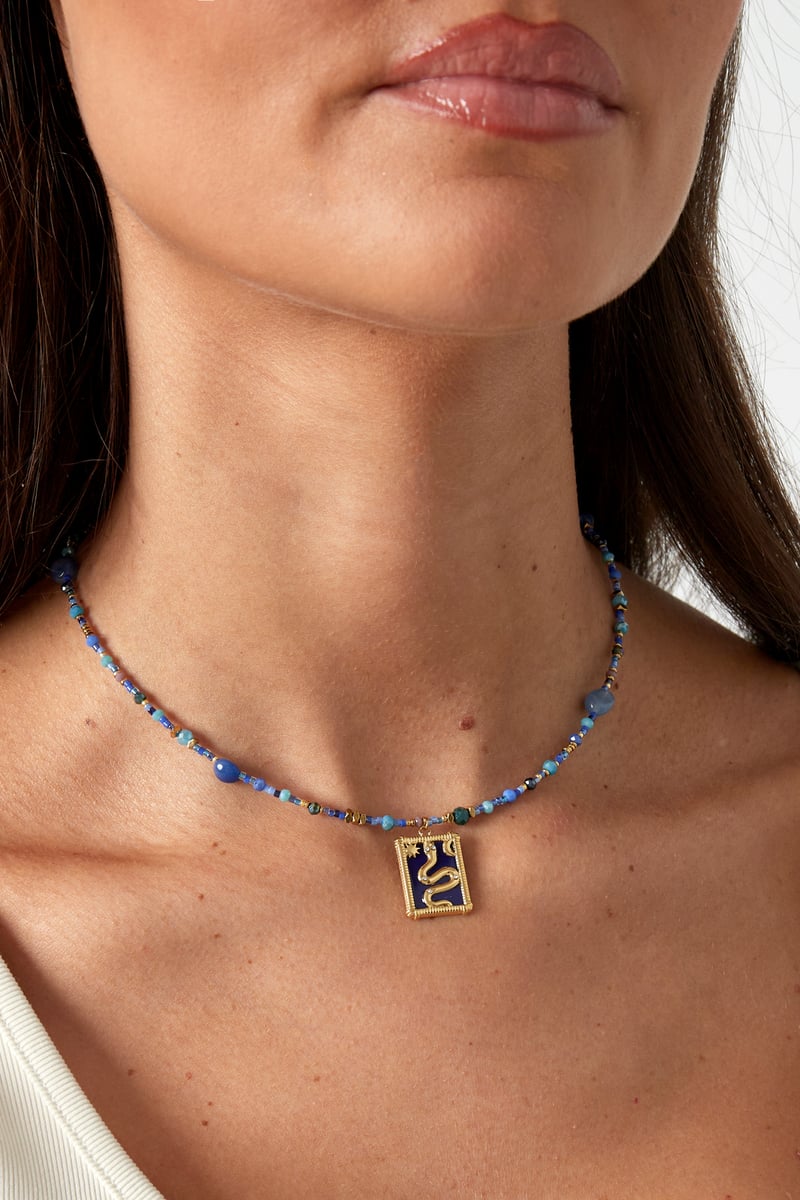 Ketting snake story - Blauw