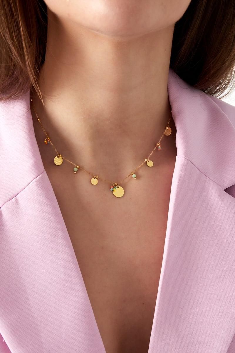 color pop coins ketting
