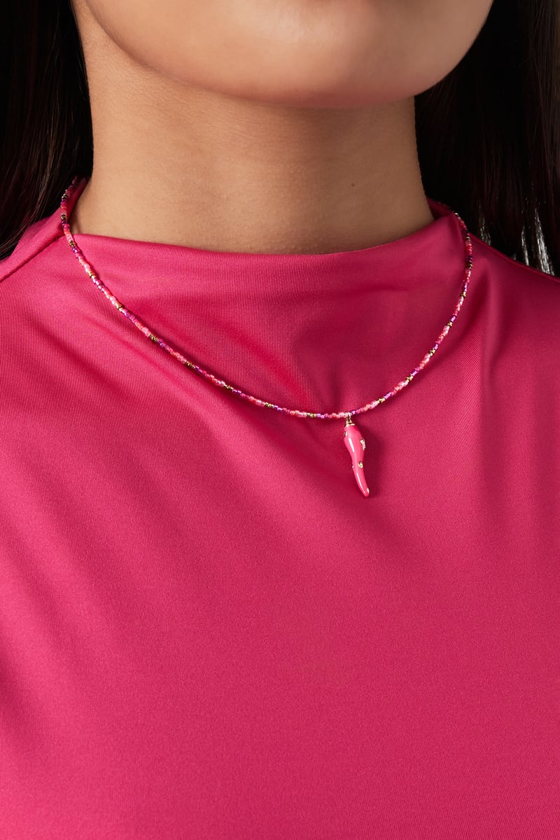 Ketting hete peper - Fuchsia