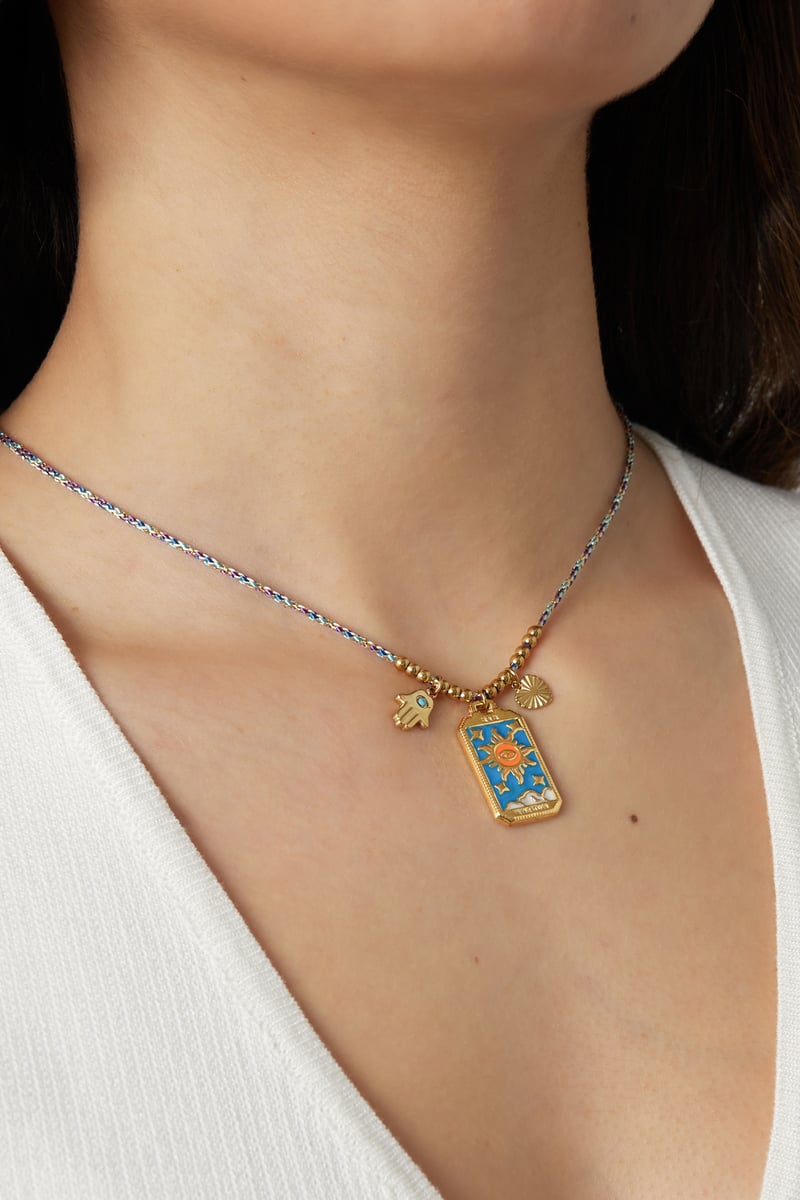 aurora ketting - blauw &