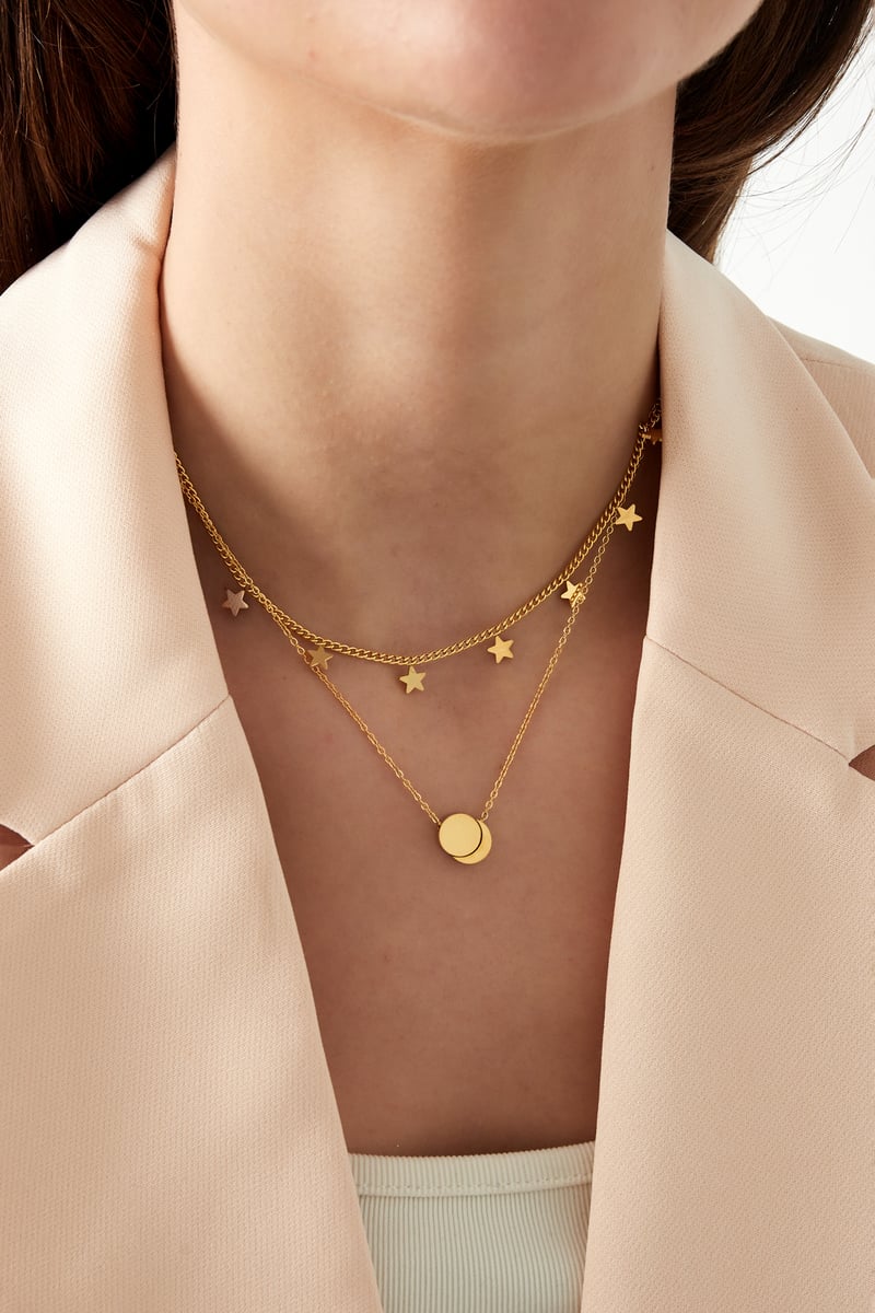dubbele sterren ketting