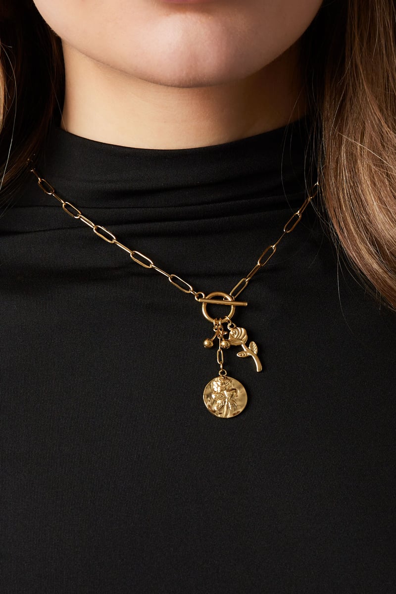 bedelketting sleeping rose