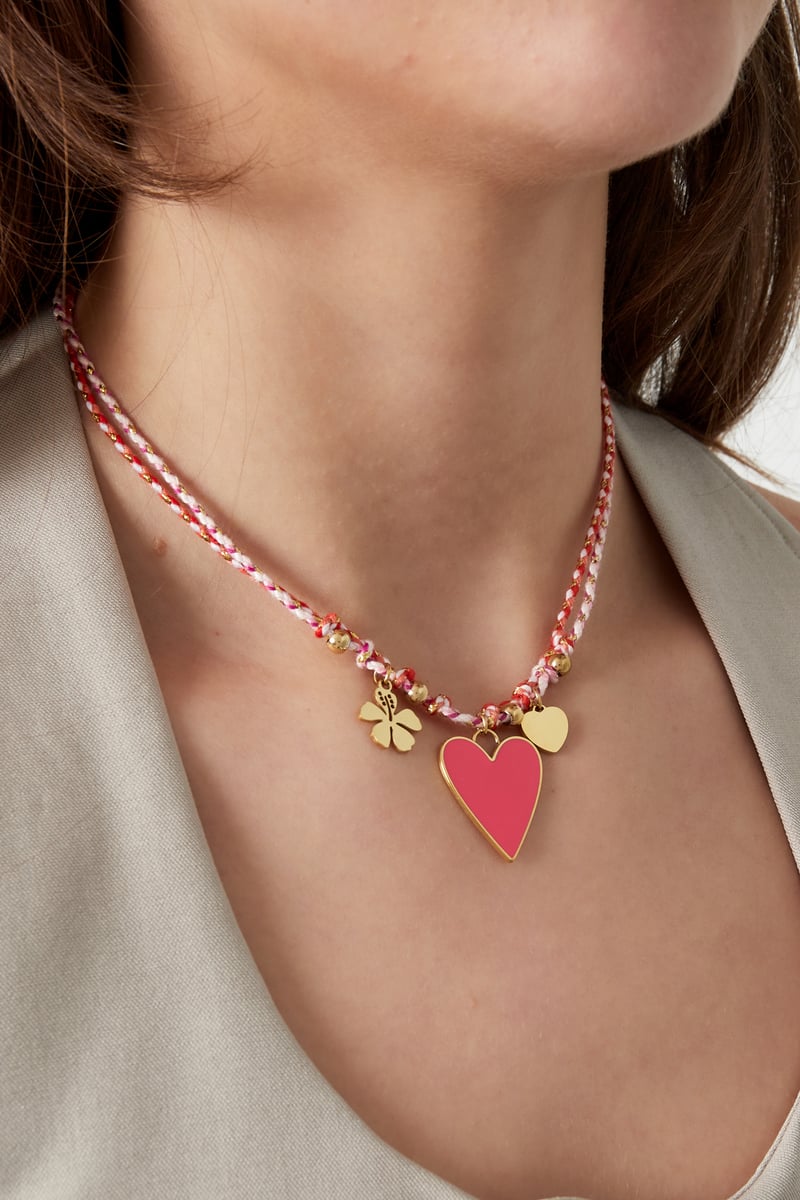 Happy Summer Girl ketting - Roze