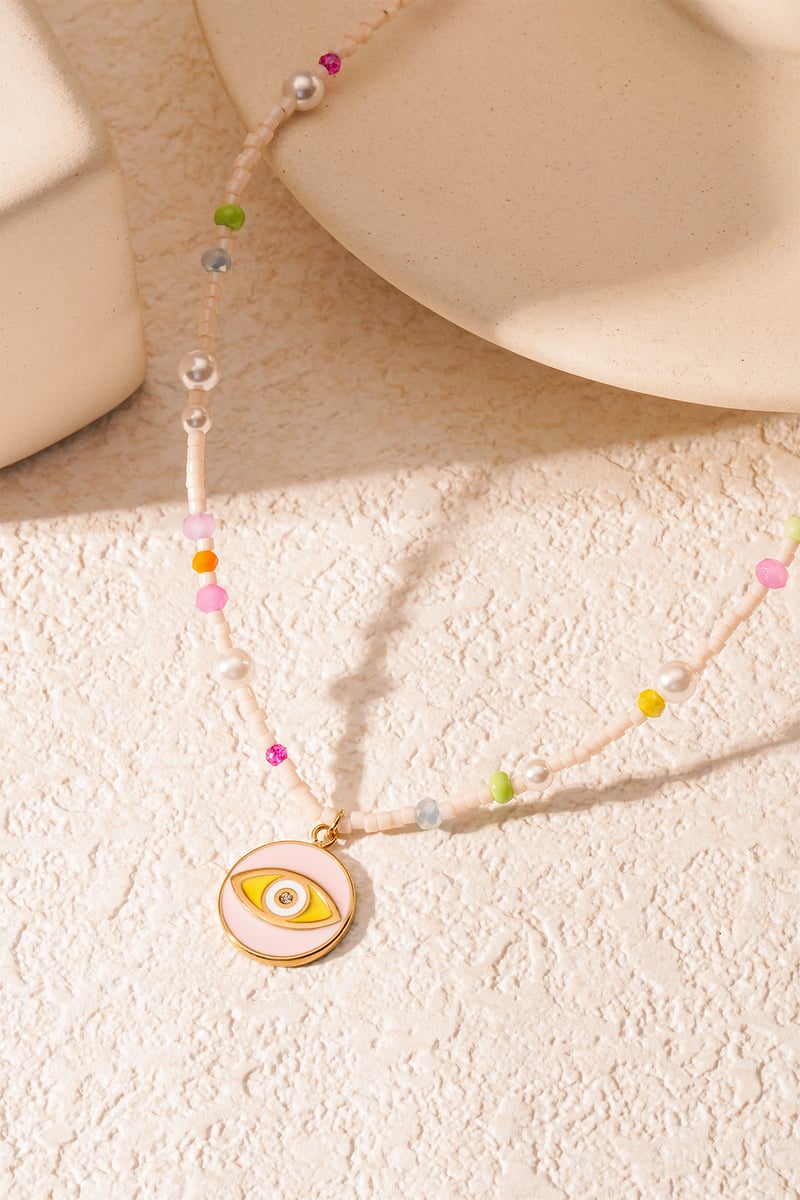 All eyes on you Ketting - Roze multi