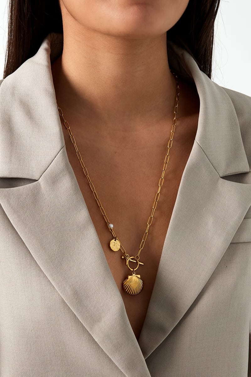Schelpen Ketting - Gold kleur