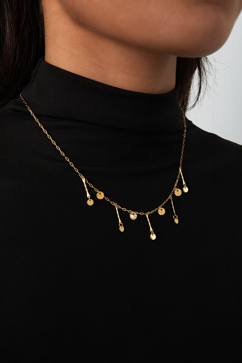 Golden Glimmer Necklace - Gold kleur