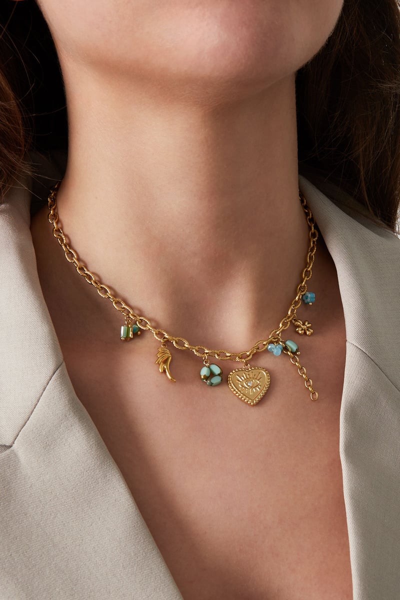 Charm Necklace - Gold kleur