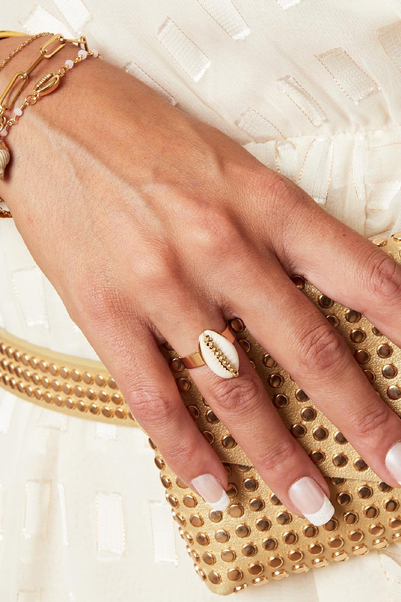 Ring Shell Obsession Goud kleur Koper