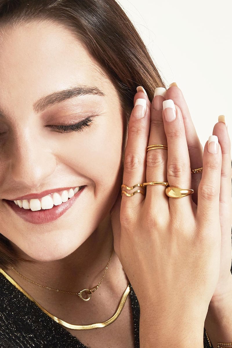 Ring Smooth Zilver Stainless Steel 16