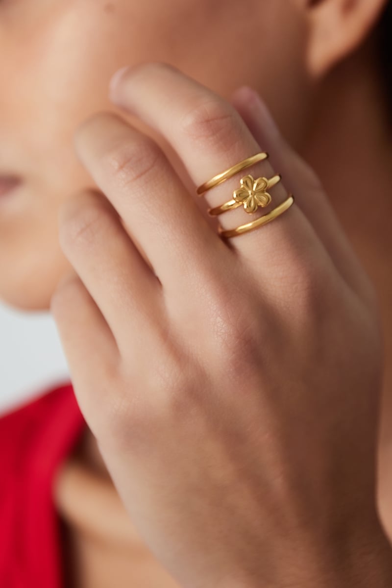flower stack ring