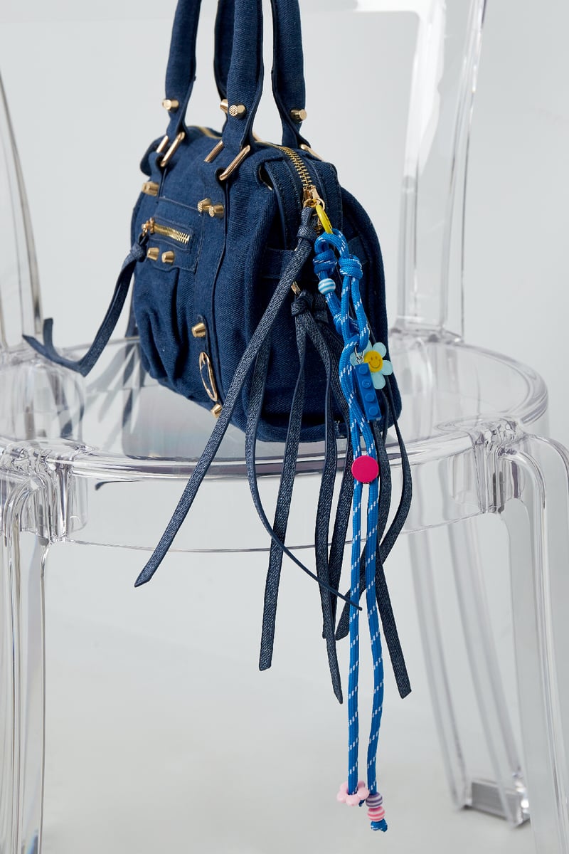 Happy flower hanger - Blauw