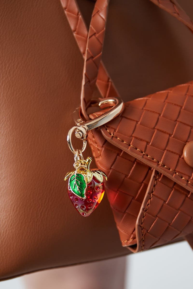 Strawberry Accessory Pendant - Rood