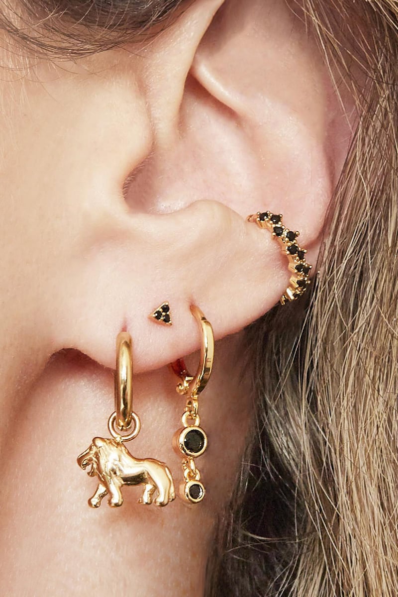 Earcuff Lola Goud kleur Koper