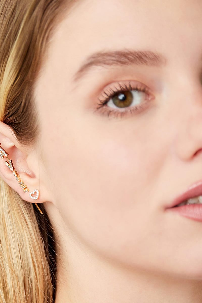 Oorcrawler La Vie Zilver Koper