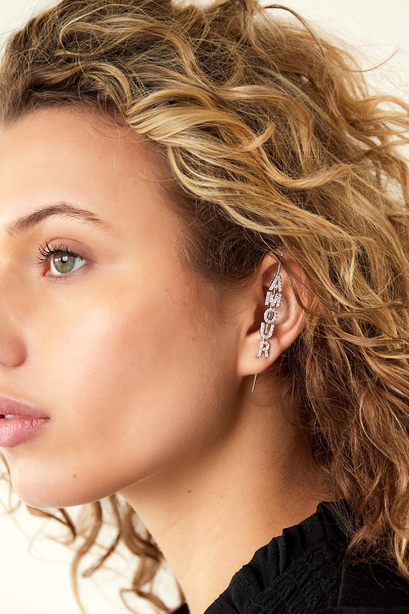 Ear Crawler Amour Goud kleur Koper