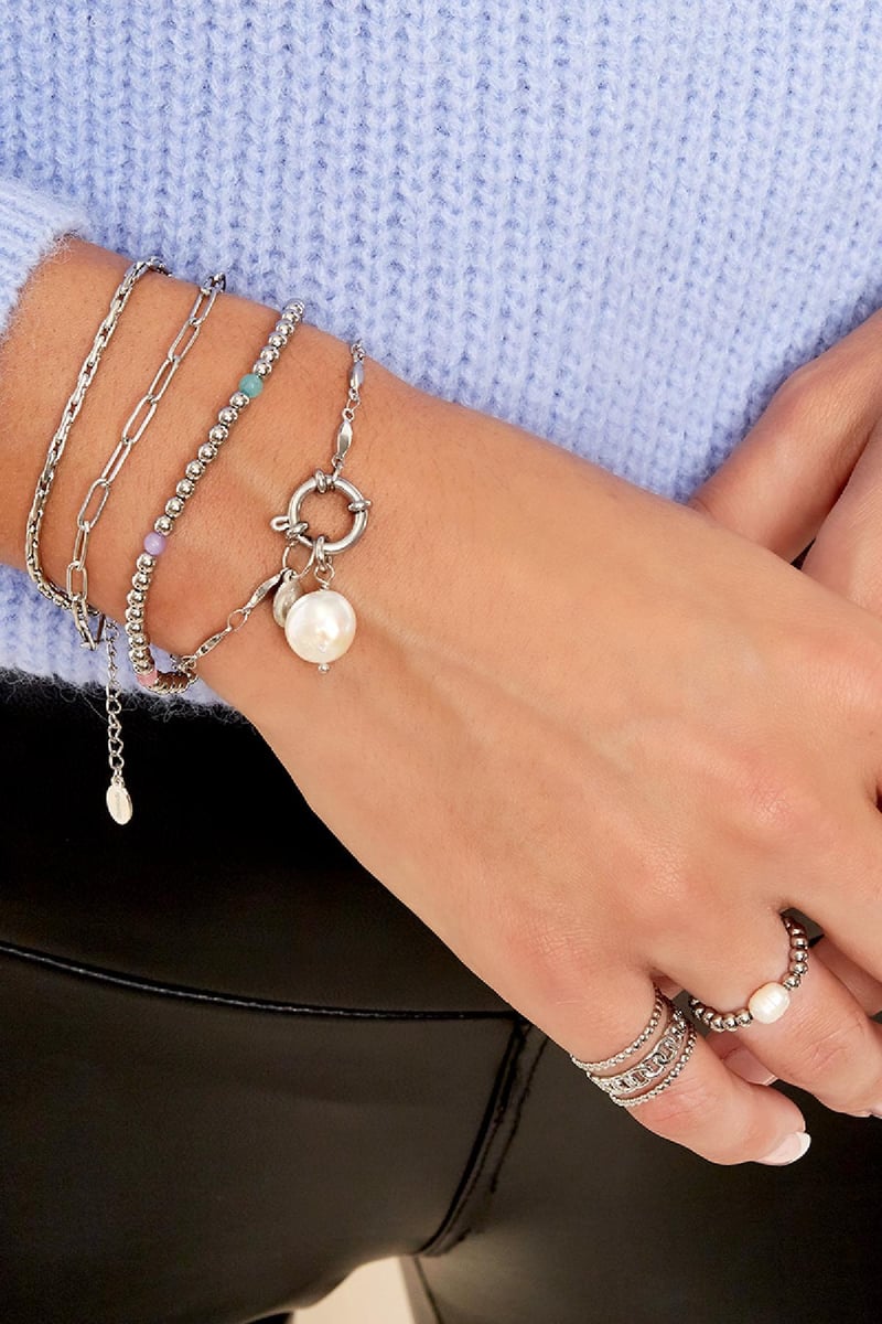 Dubbele roestvrijstalen armband Goud kleur Stainless Steel