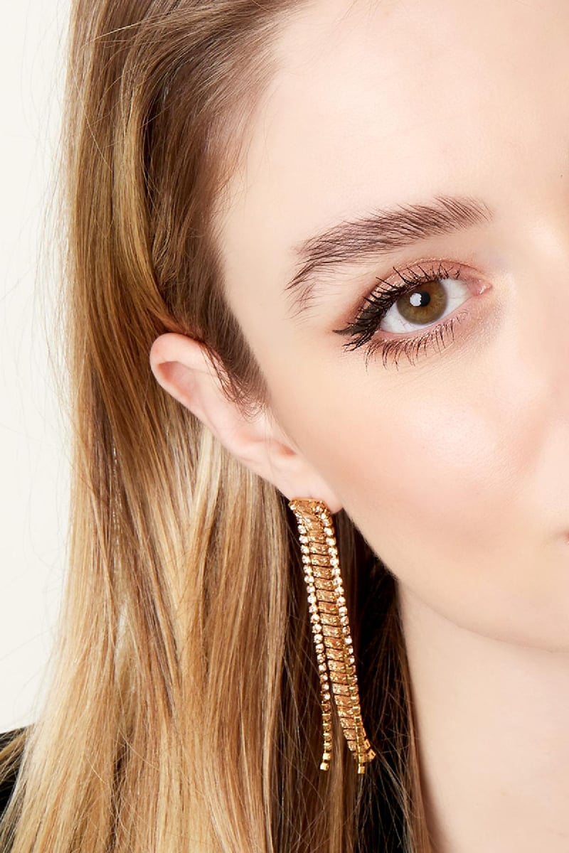 RVS oorbellen Shimmer Zilver Stainless Steel