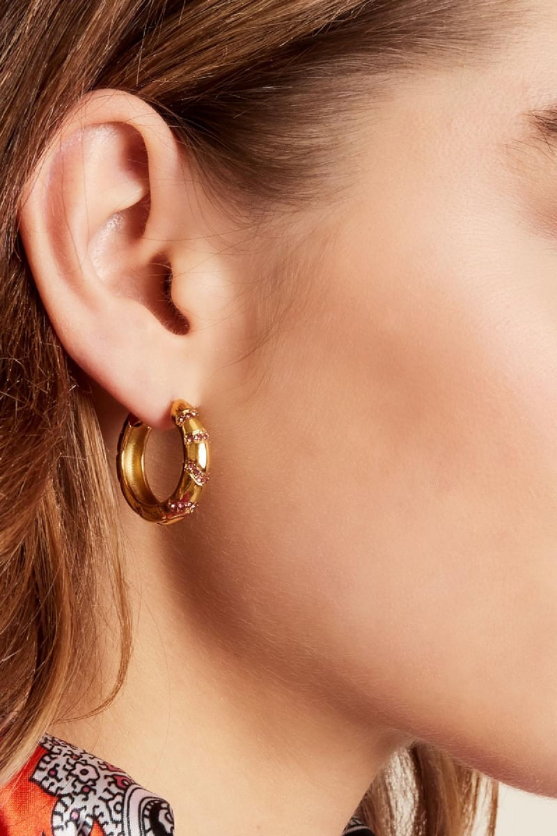 Regenboog Glow Hoop Oorbellen