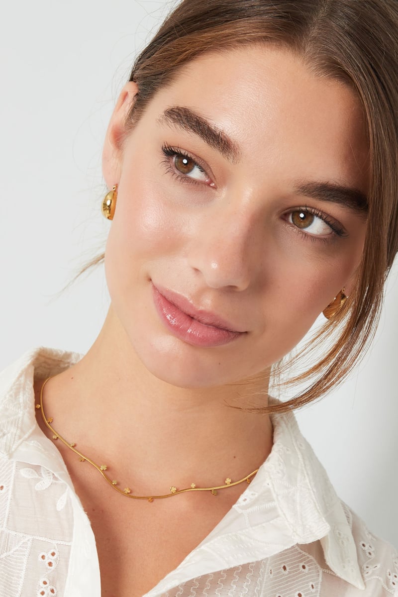 grove halve maan mini oorbellen