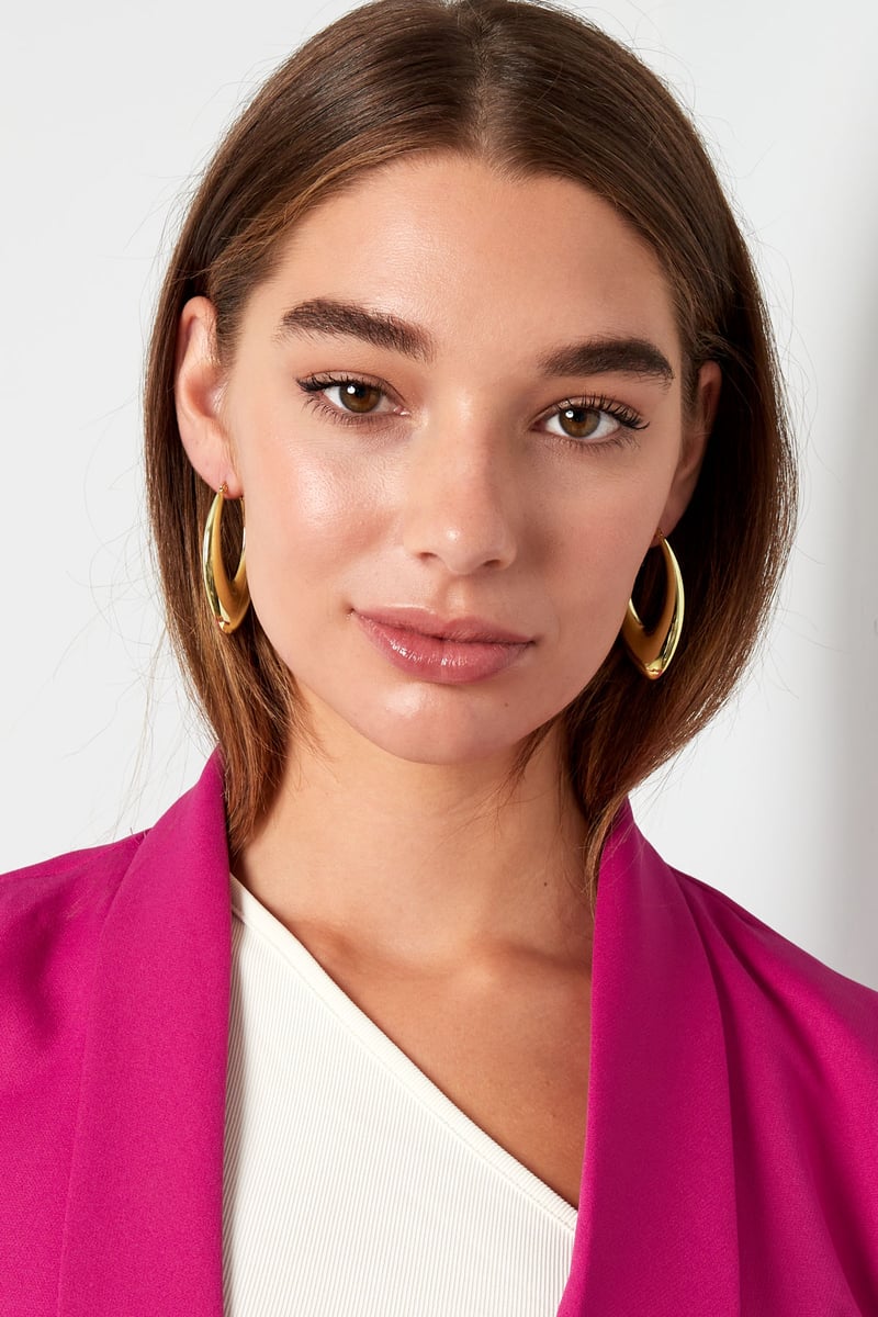 grote gouden oorbellen druppel