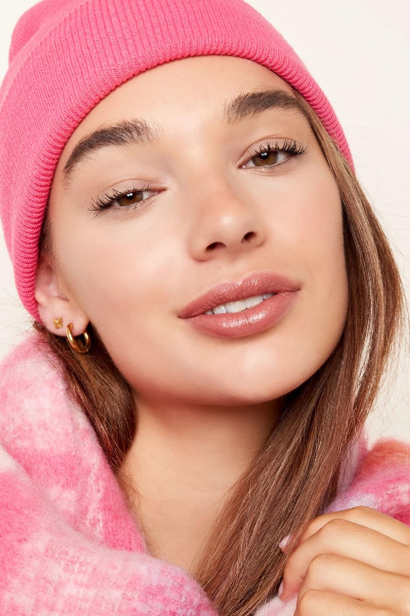 Creolen simpel L Goud kleur Stainless Steel