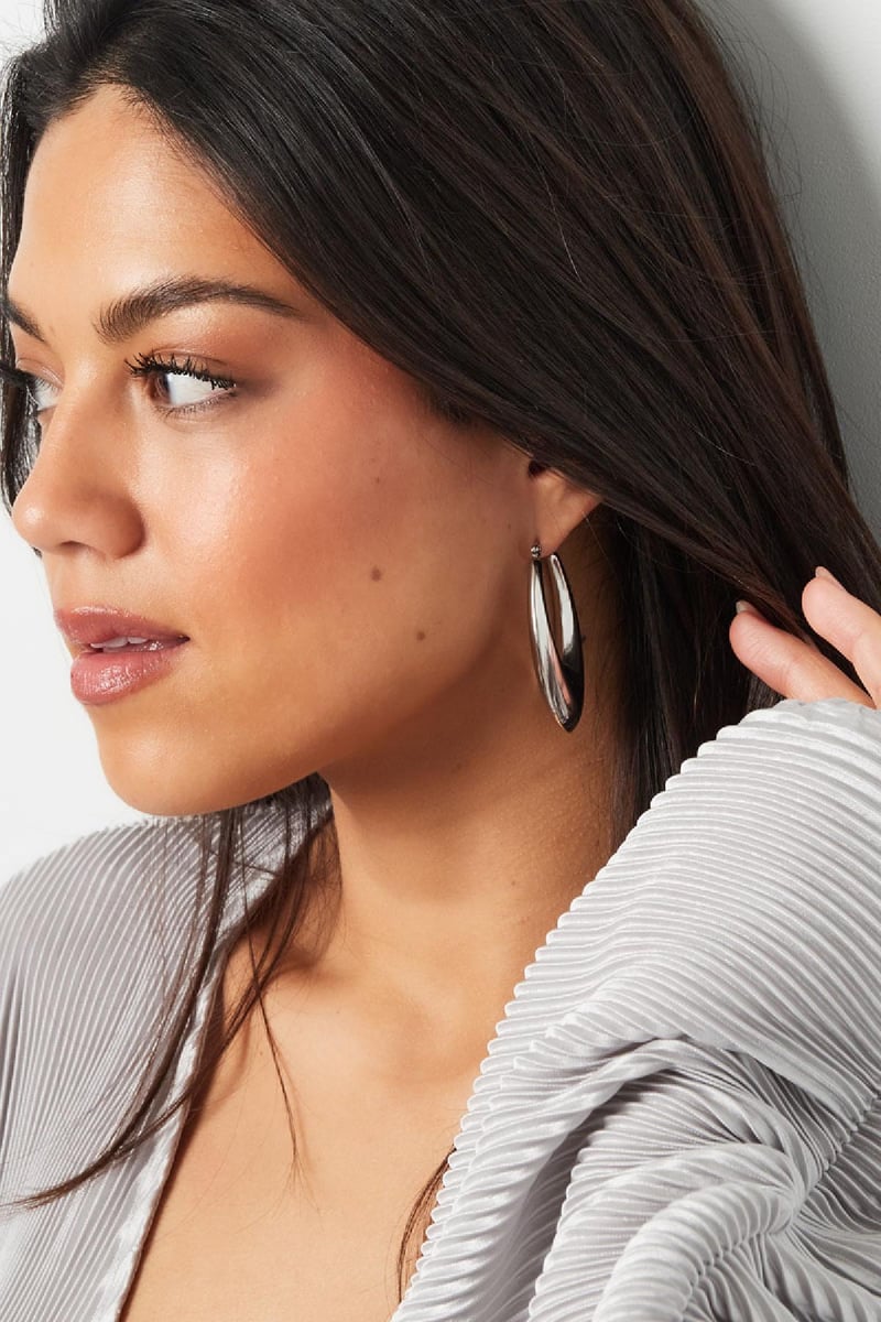 oorbellen stainless steel chique klein 