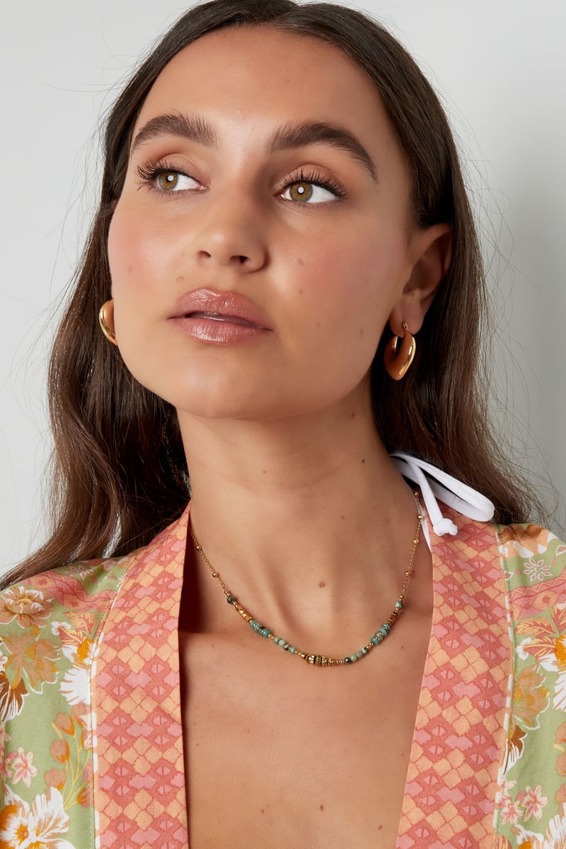 Chucky hoop earrings Goud kleur Stainless Steel