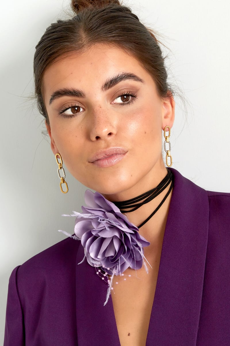 schakel oorbellen ribbel