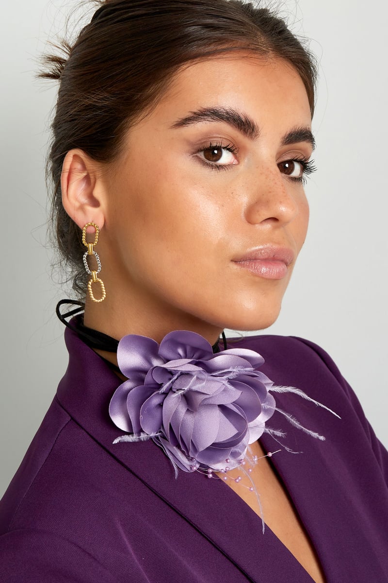 schakel oorbellen ribbel