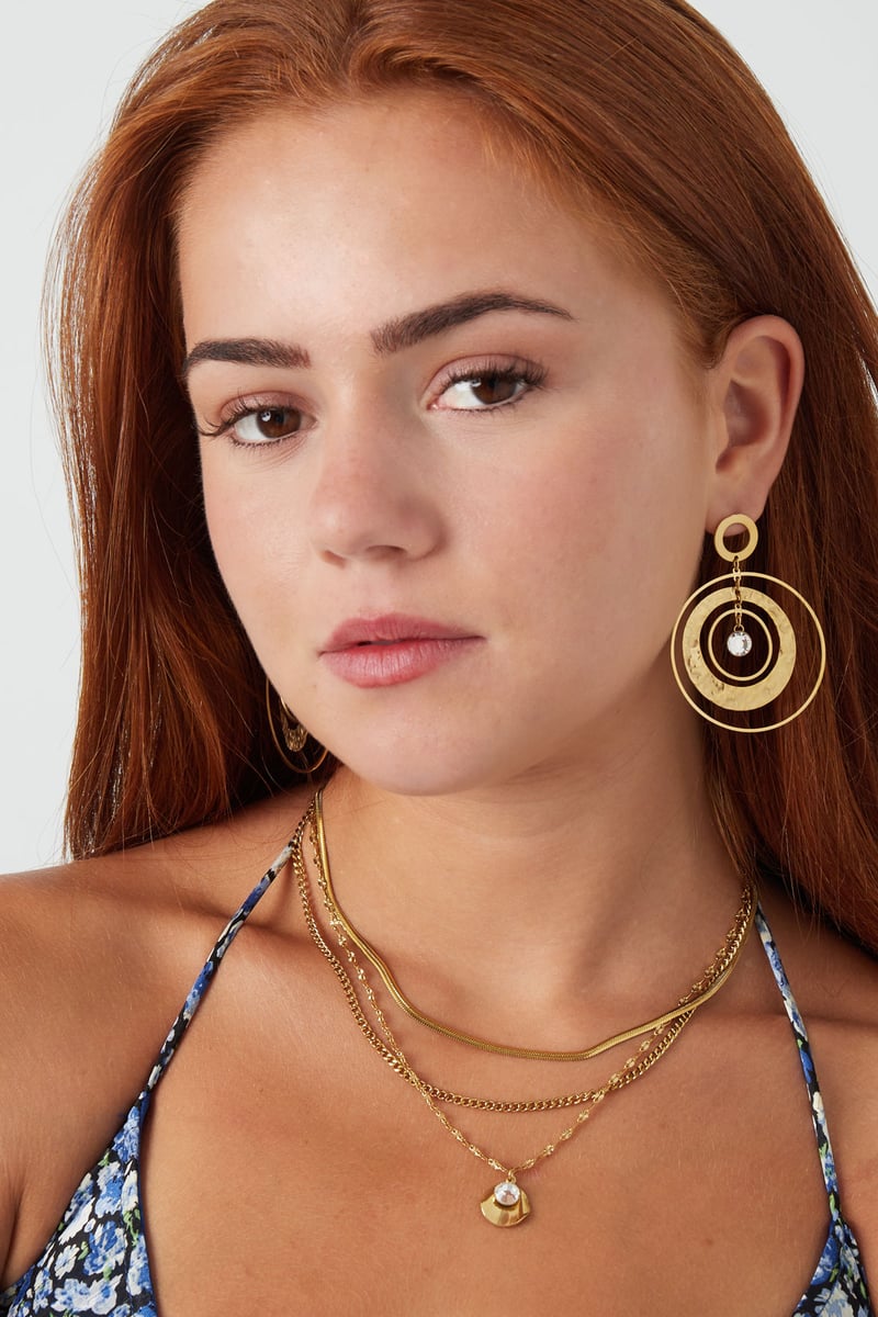 oorbellen dromenvanger met steen